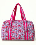 Winterberry Quilted Cotton Weekender Bag