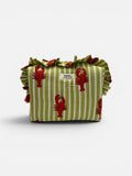 Lobster Cove Quilted Ruffle Toiletry Bag