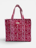 Madder Red Quilted Tote