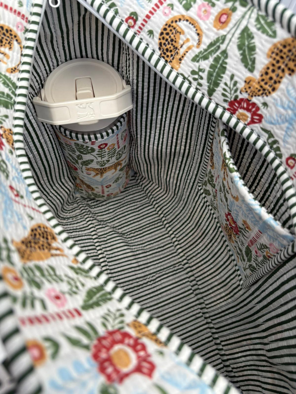 Jungle Heritage Quilted Tote