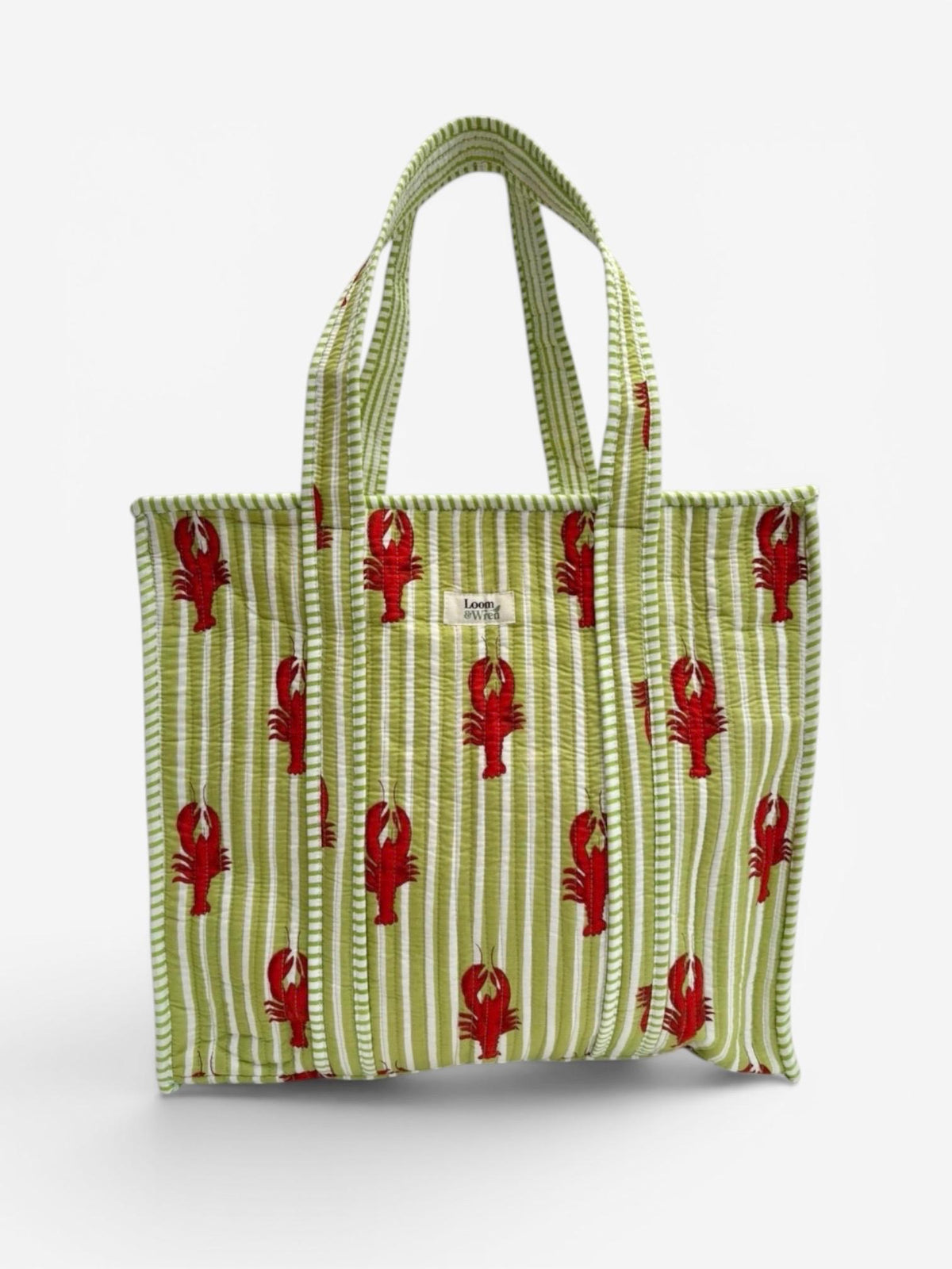 Lobster Cove Quilted Tote