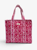 Madder Red Quilted Tote